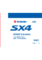 Automóvel Suzuki SX4/SX4 SEDAN Manual do Proprietário