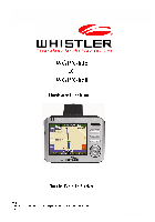 Receptor GPS Whistler WGPX-635 Manual do Usuário