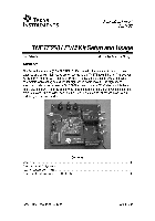 Placa de rede Texas Instruments TNETE2201 Manual do Usuário
